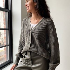 Aritzia Wilfred Cortado Cardigan